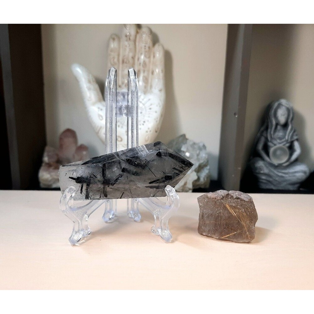 Rutiled Quartz Crystal Set